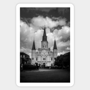 Cathedral With Clouds Sticker